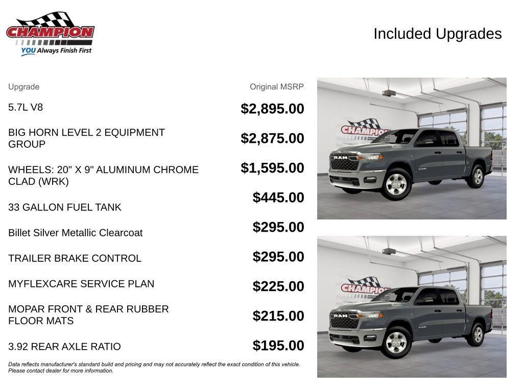 new 2026 Ram 1500 car, priced at $52,470