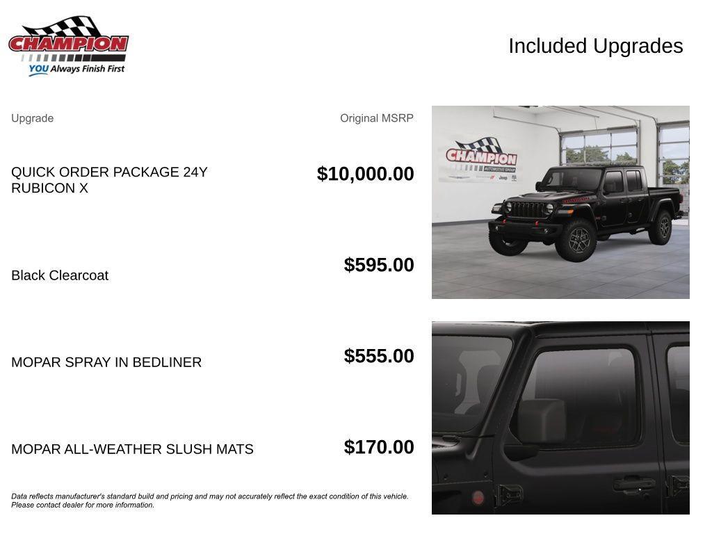 new 2025 Jeep Gladiator car, priced at $53,625