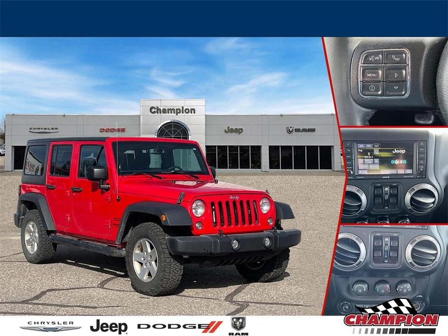 used 2017 Jeep Wrangler Unlimited car, priced at $20,325