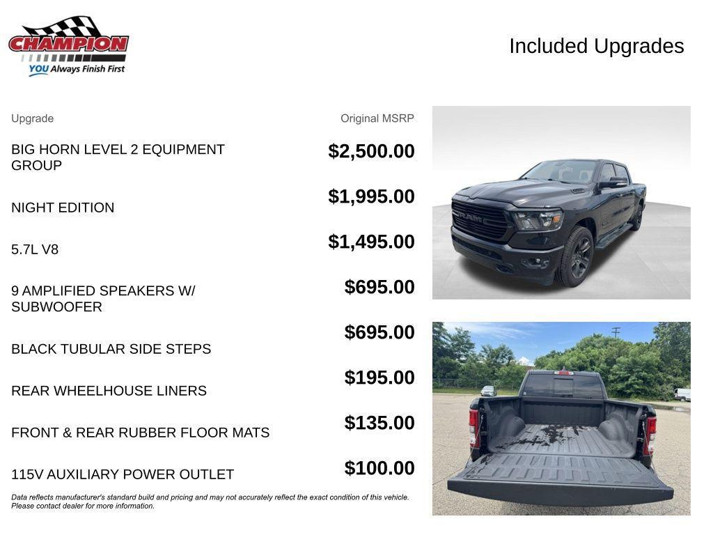 used 2020 Ram 1500 car, priced at $26,800