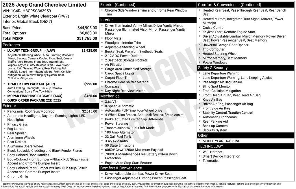 new 2025 Jeep Grand Cherokee car