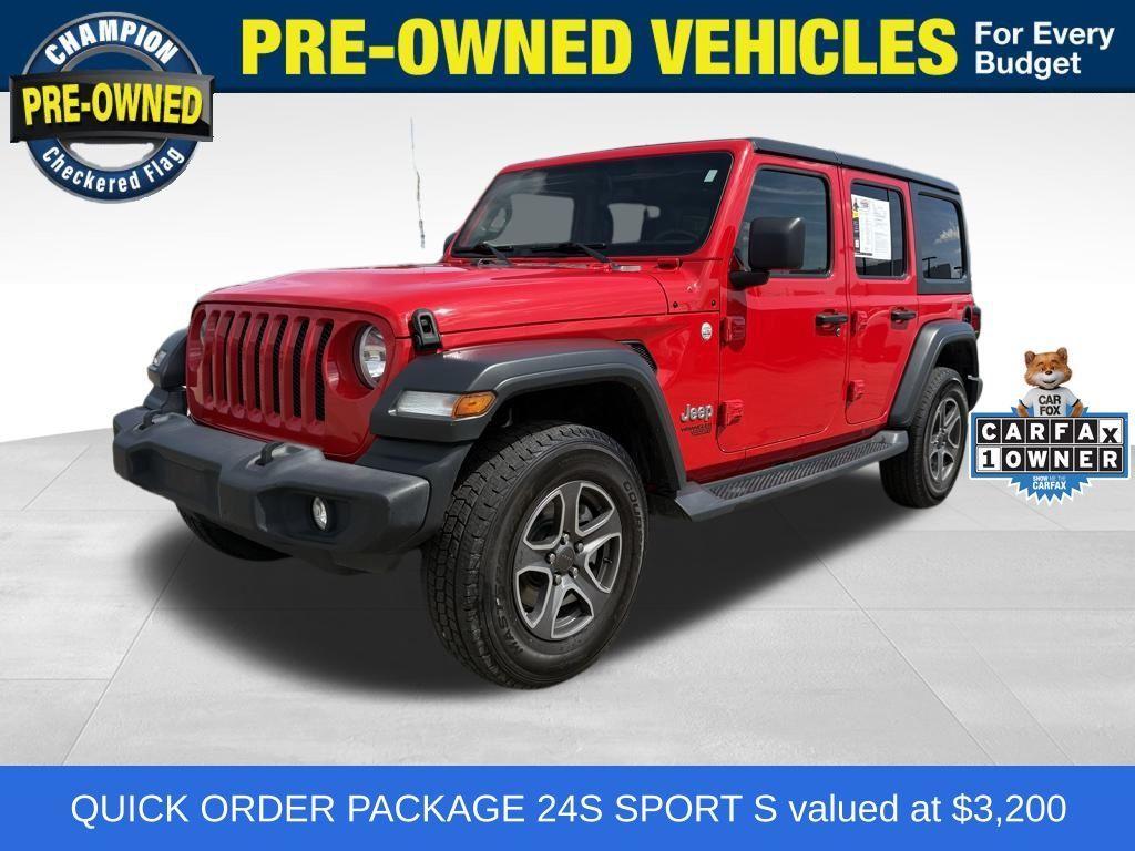 used 2019 Jeep Wrangler Unlimited car, priced at $19,300
