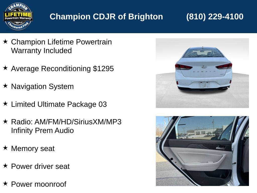 used 2018 Hyundai Sonata car, priced at $14,800