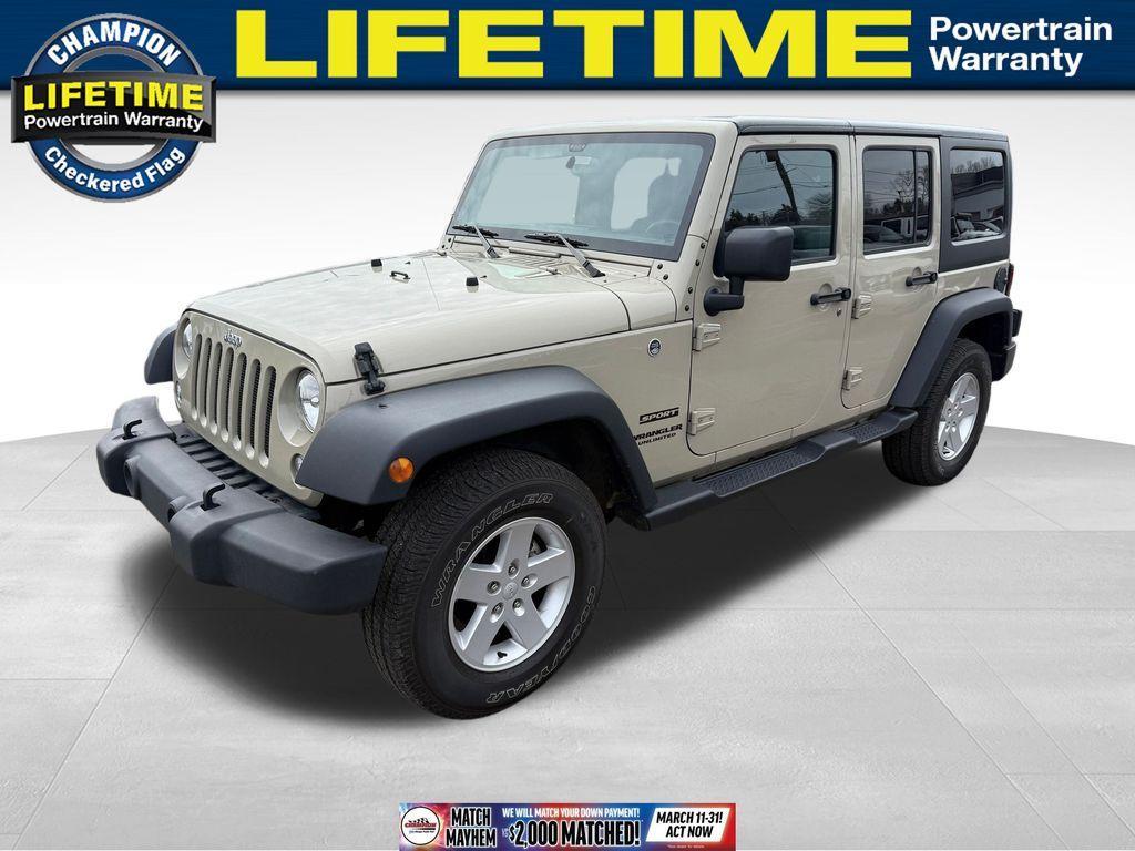 used 2017 Jeep Wrangler Unlimited car, priced at $20,995