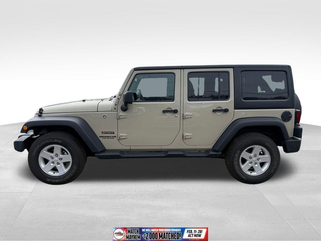 used 2017 Jeep Wrangler Unlimited car, priced at $20,995