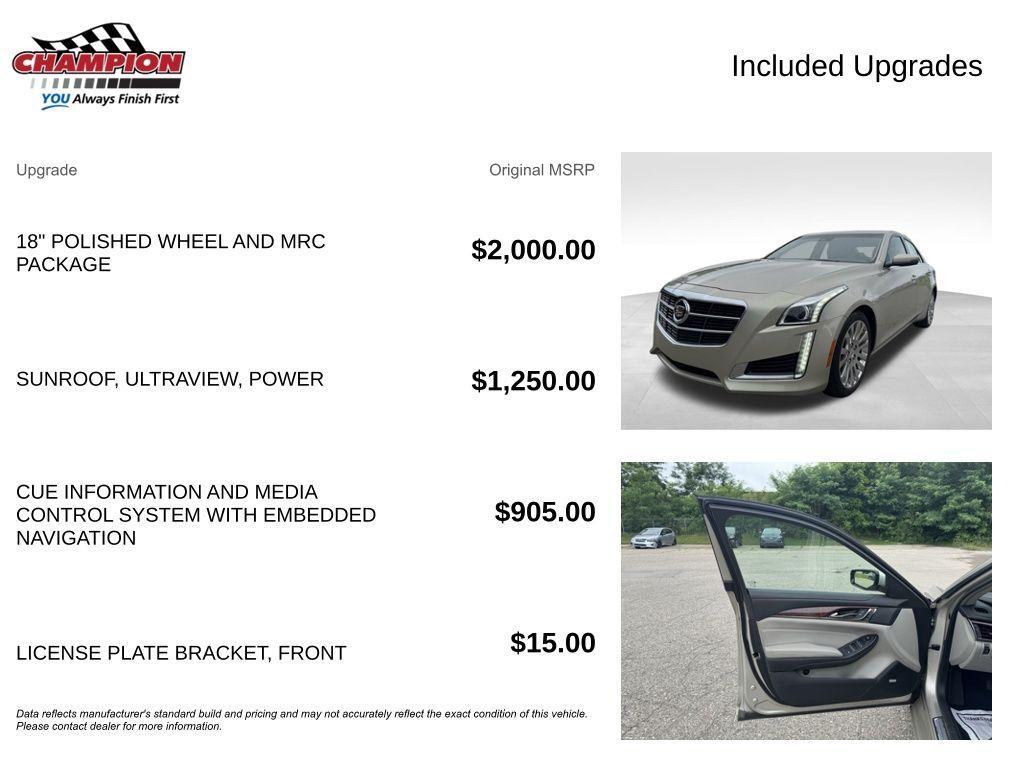 used 2014 Cadillac CTS car, priced at $13,990