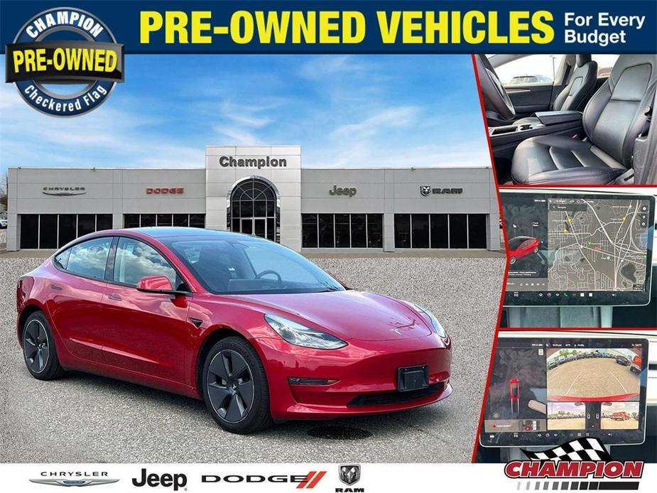 used 2022 Tesla Model 3 car, priced at $28,800