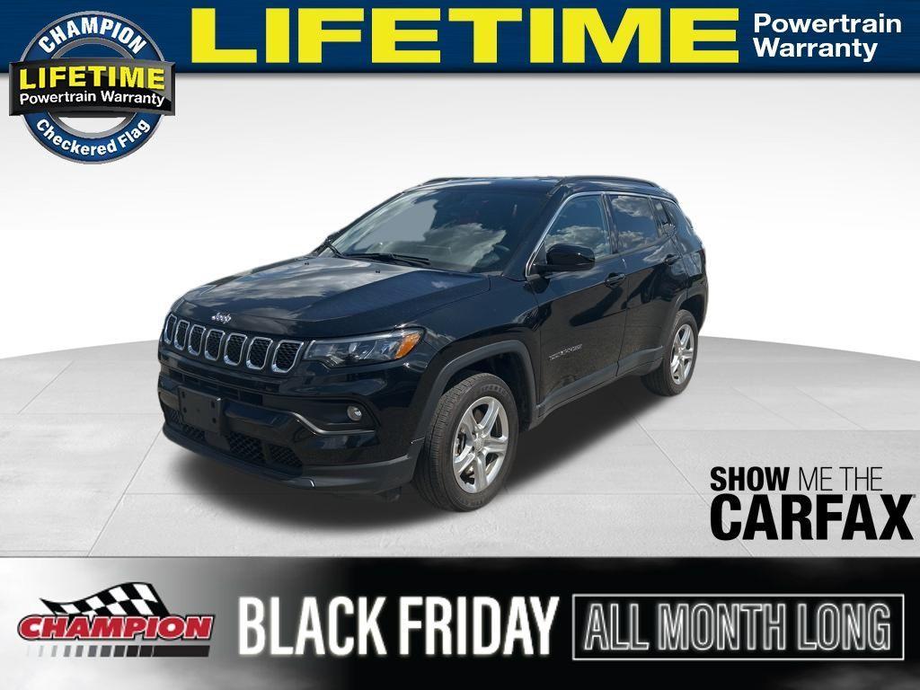 used 2024 Jeep Compass car, priced at $21,500
