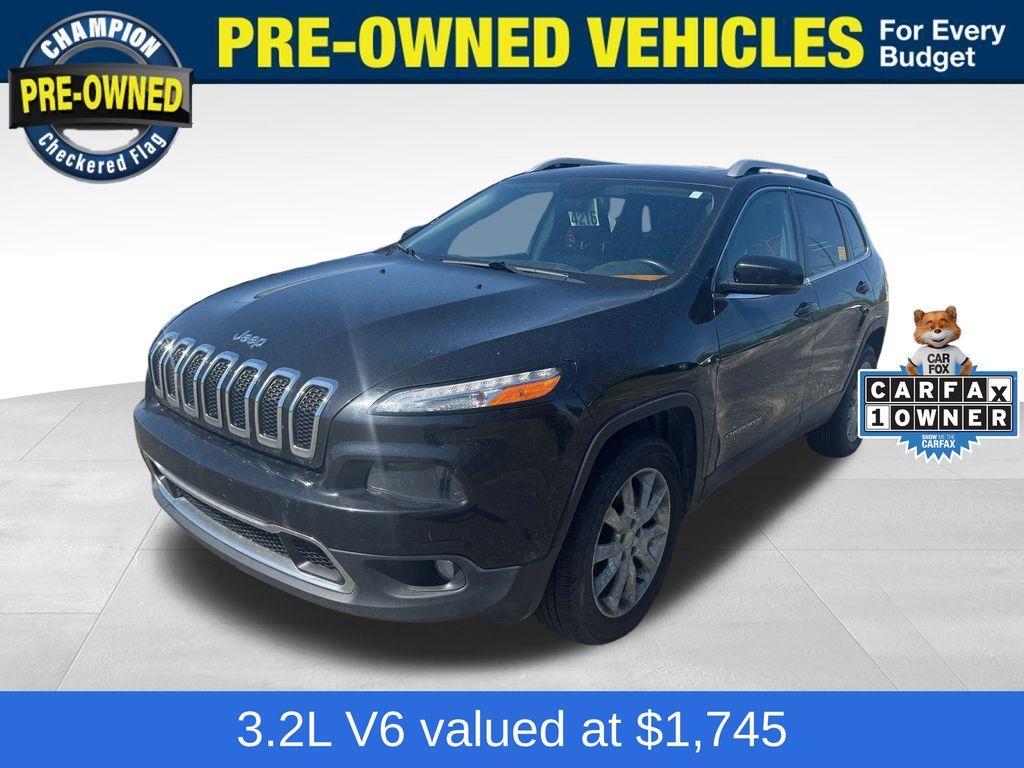 used 2015 Jeep Cherokee car, priced at $8,800