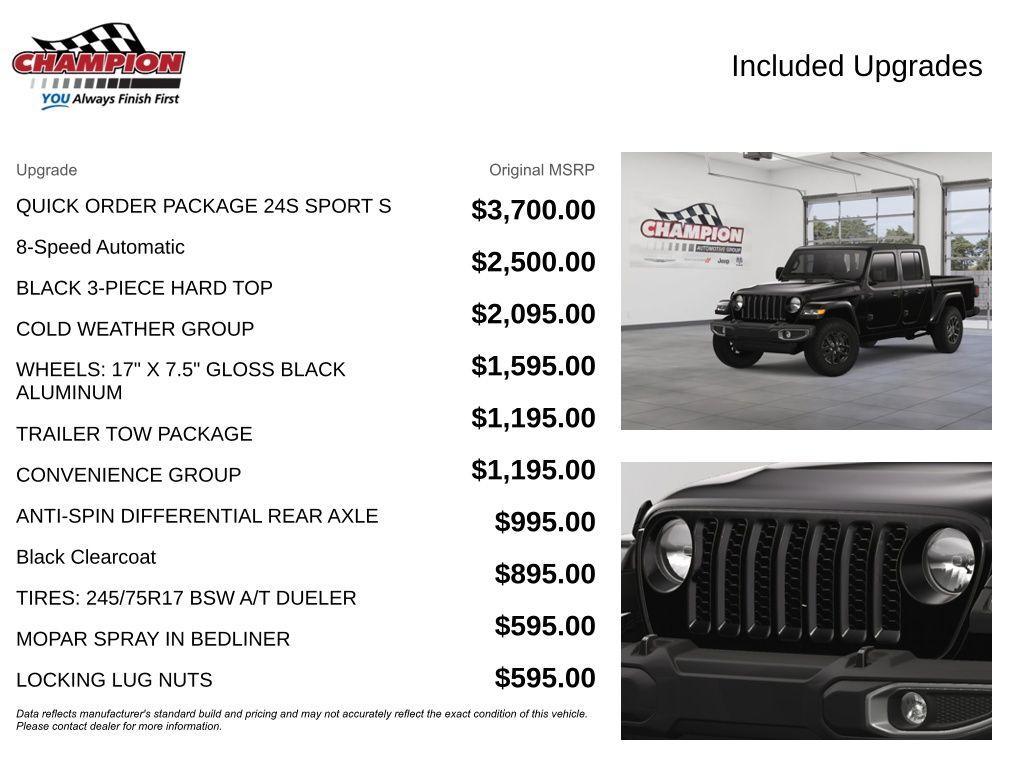new 2023 Jeep Gladiator car, priced at $44,600