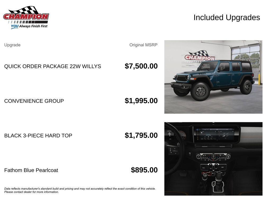 new 2025 Jeep Wrangler car, priced at $47,892