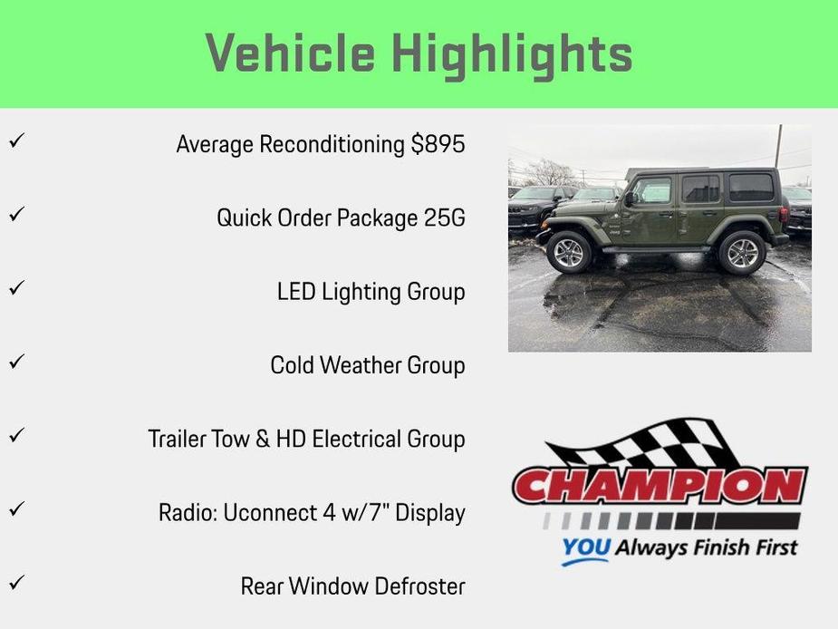 used 2021 Jeep Wrangler Unlimited car, priced at $17,800