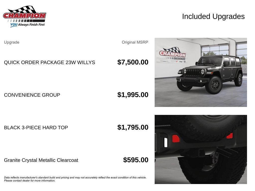 new 2025 Jeep Wrangler car, priced at $45,576
