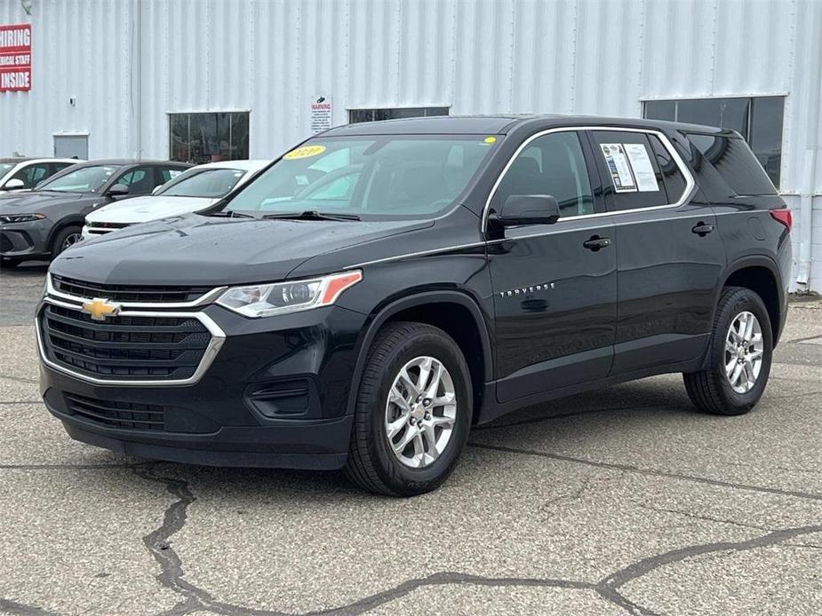 used 2020 Chevrolet Traverse car, priced at $17,500