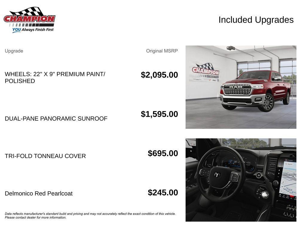 new 2025 Ram 1500 car, priced at $71,009