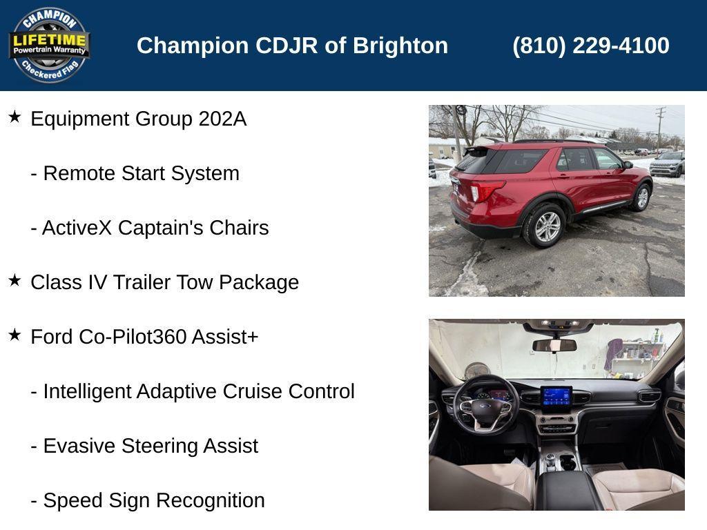 used 2022 Ford Explorer car, priced at $30,700