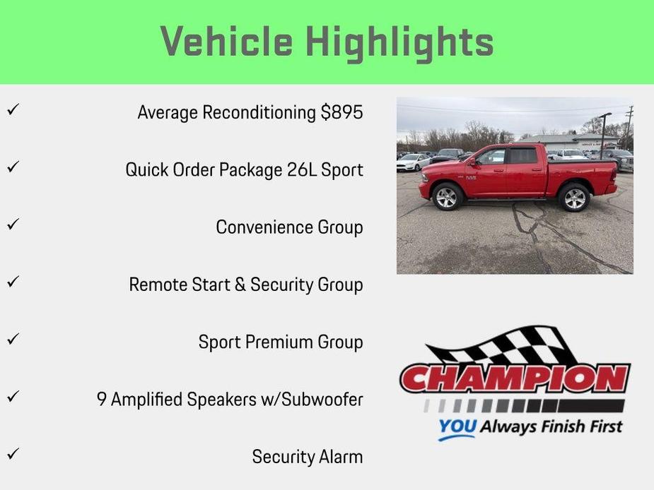 used 2014 Ram 1500 car, priced at $18,000