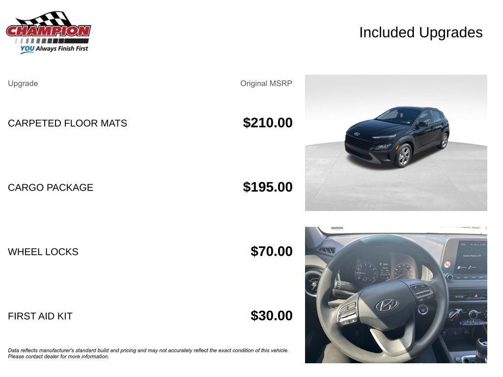 used 2023 Hyundai Kona car, priced at $20,275