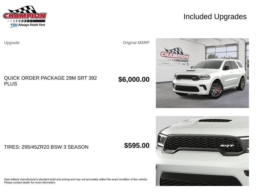 new 2024 Dodge Durango car, priced at $78,389