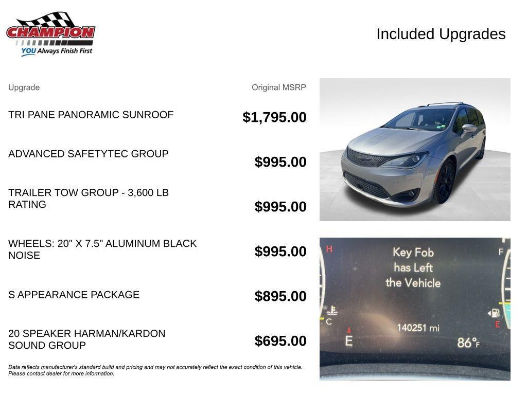 used 2019 Chrysler Pacifica car, priced at $13,400