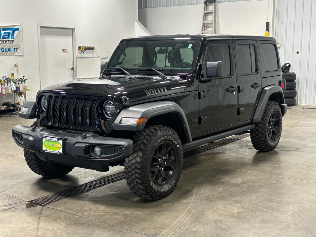 used 2021 Jeep Wrangler Unlimited car, priced at $30,595
