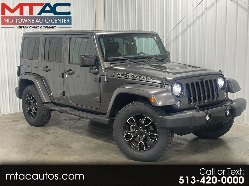 used 2017 Jeep Wrangler Unlimited car, priced at $27,395