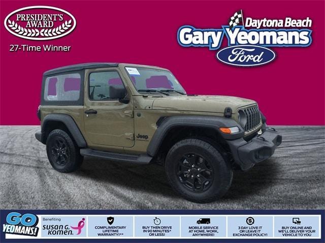 used 2025 Jeep Wrangler car, priced at $30,398
