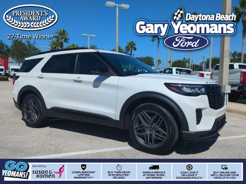 new 2025 Ford Explorer car, priced at $58,574