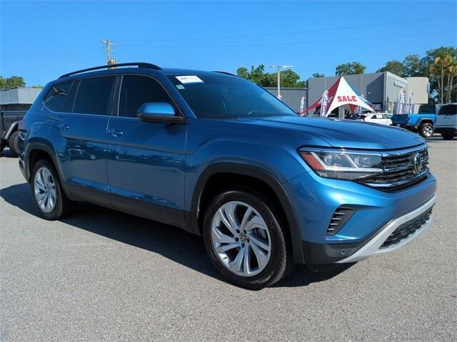 used 2021 Volkswagen Atlas car, priced at $23,163