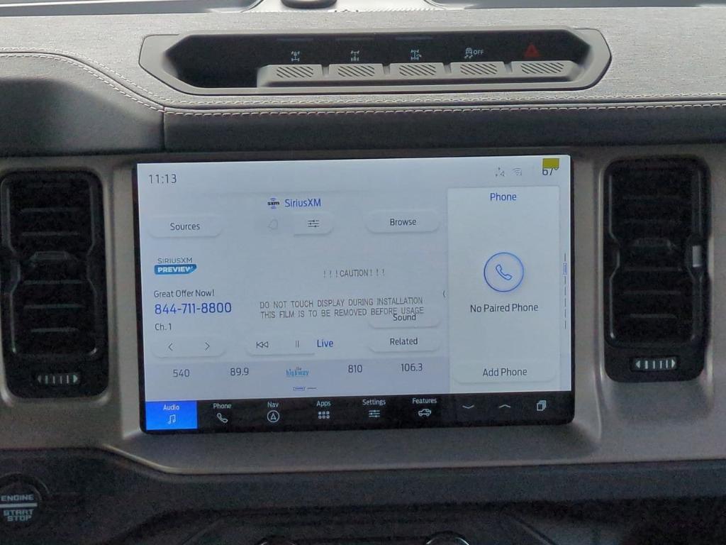 new 2025 Ford Bronco car, priced at $58,756