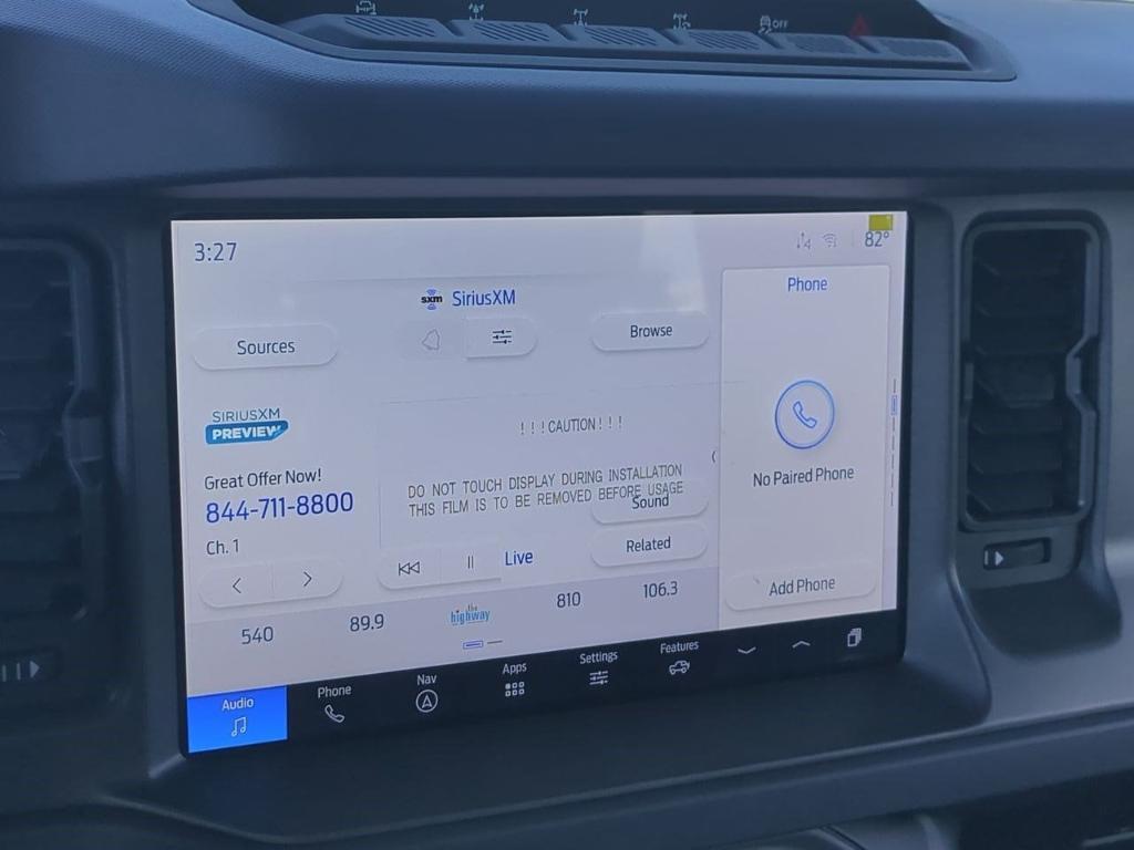 new 2025 Ford Bronco car, priced at $58,895