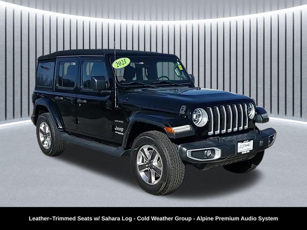 used 2021 Jeep Wrangler Unlimited car, priced at $27,988