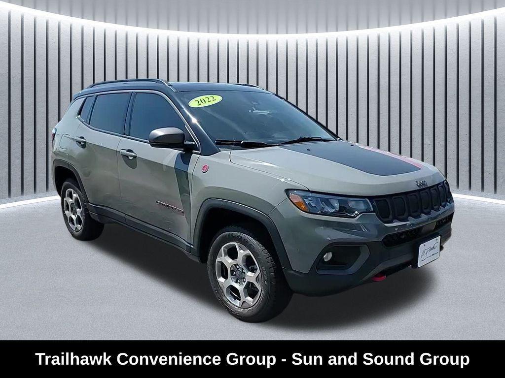 used 2022 Jeep Compass car, priced at $22,401