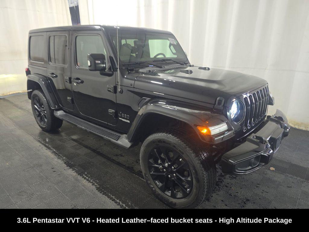 used 2022 Jeep Wrangler Unlimited car, priced at $37,888
