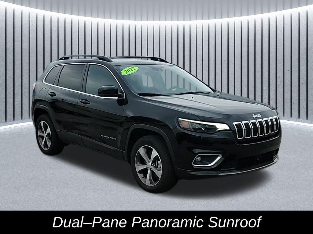 used 2022 Jeep Cherokee car, priced at $24,588