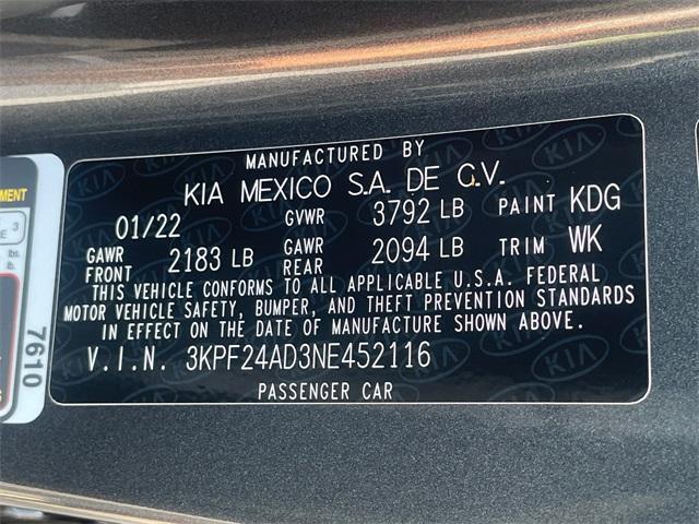 used 2022 Kia Forte car, priced at $19,988