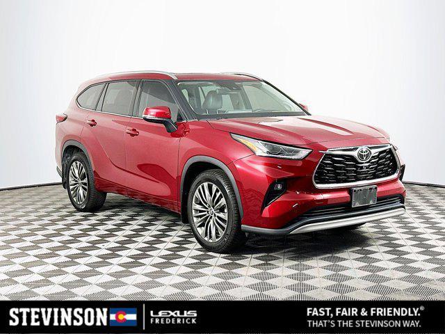 used 2021 Toyota Highlander car, priced at $36,500