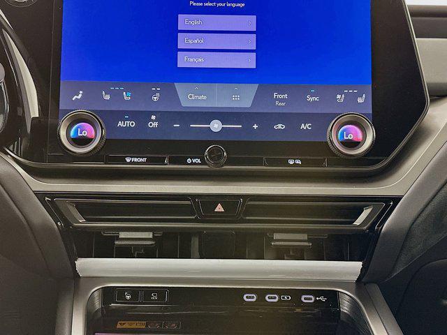 new 2025 Lexus TX 500h car, priced at $74,295
