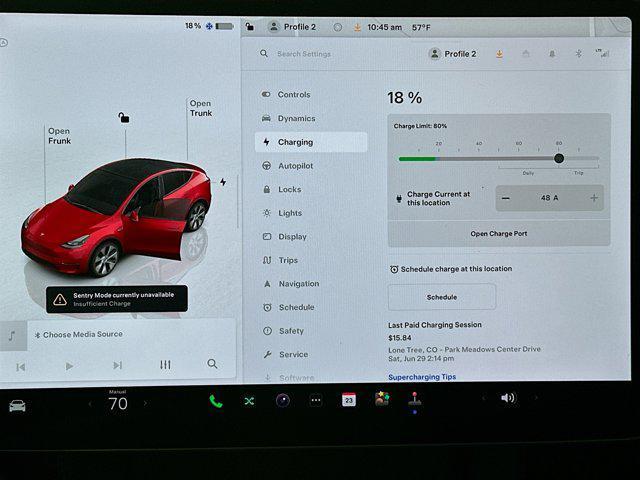 used 2023 Tesla Model Y car, priced at $35,100