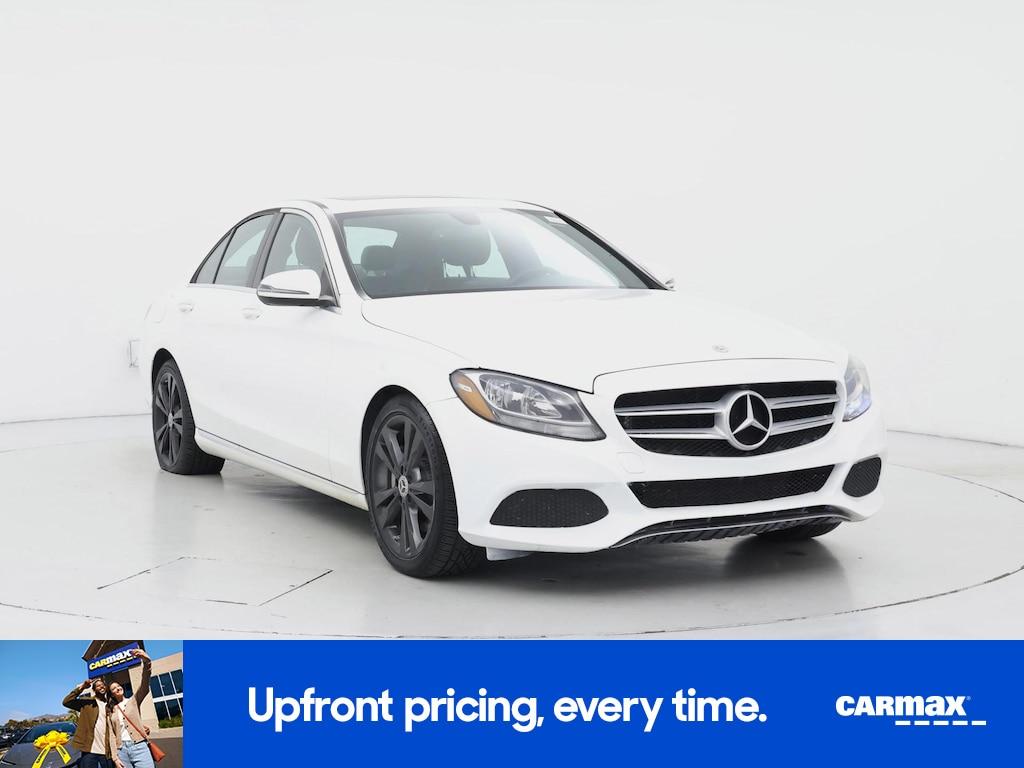 used 2018 Mercedes-Benz C-Class car, priced at $17,998