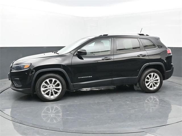 used 2021 Jeep Cherokee car, priced at $17,500