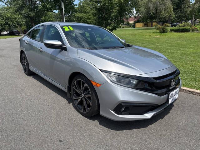 used 2021 Honda Civic car, priced at $18,591