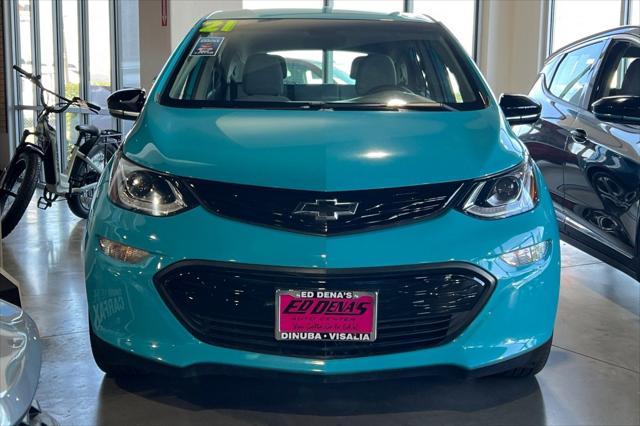 used 2021 Chevrolet Bolt EV car, priced at $18,898