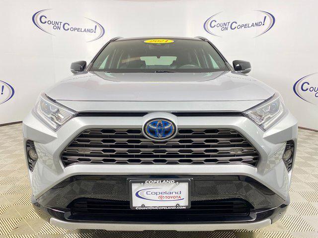 used 2021 Toyota RAV4 Hybrid car, priced at $34,995