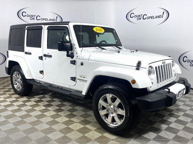 used 2016 Jeep Wrangler Unlimited car, priced at $21,495