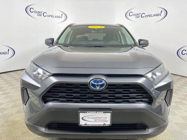 used 2021 Toyota RAV4 Hybrid car, priced at $23,495