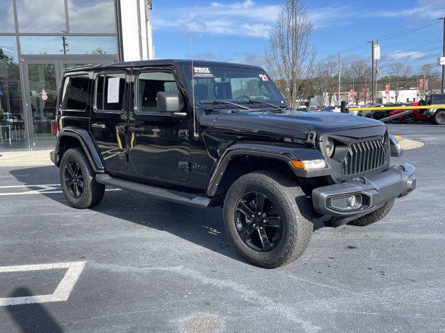 used 2021 Jeep Wrangler Unlimited car, priced at $33,754