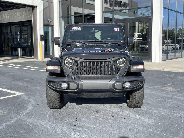 used 2021 Jeep Wrangler Unlimited car, priced at $33,754