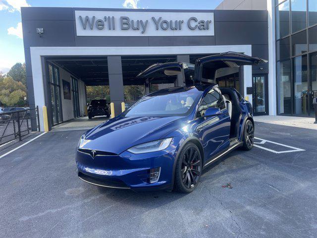 used 2020 Tesla Model X car, priced at $44,388