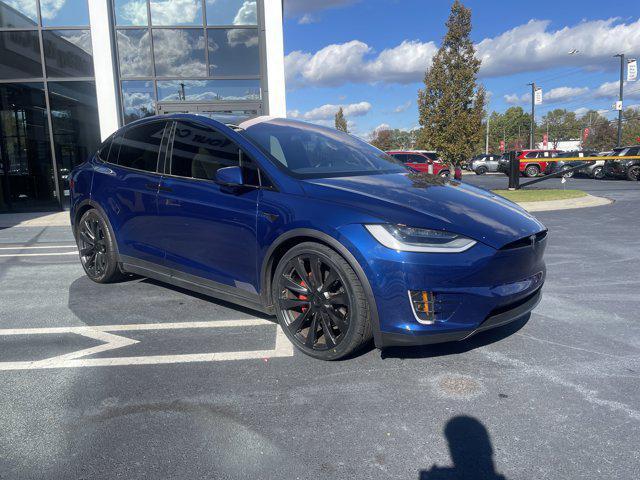 used 2020 Tesla Model X car, priced at $44,388